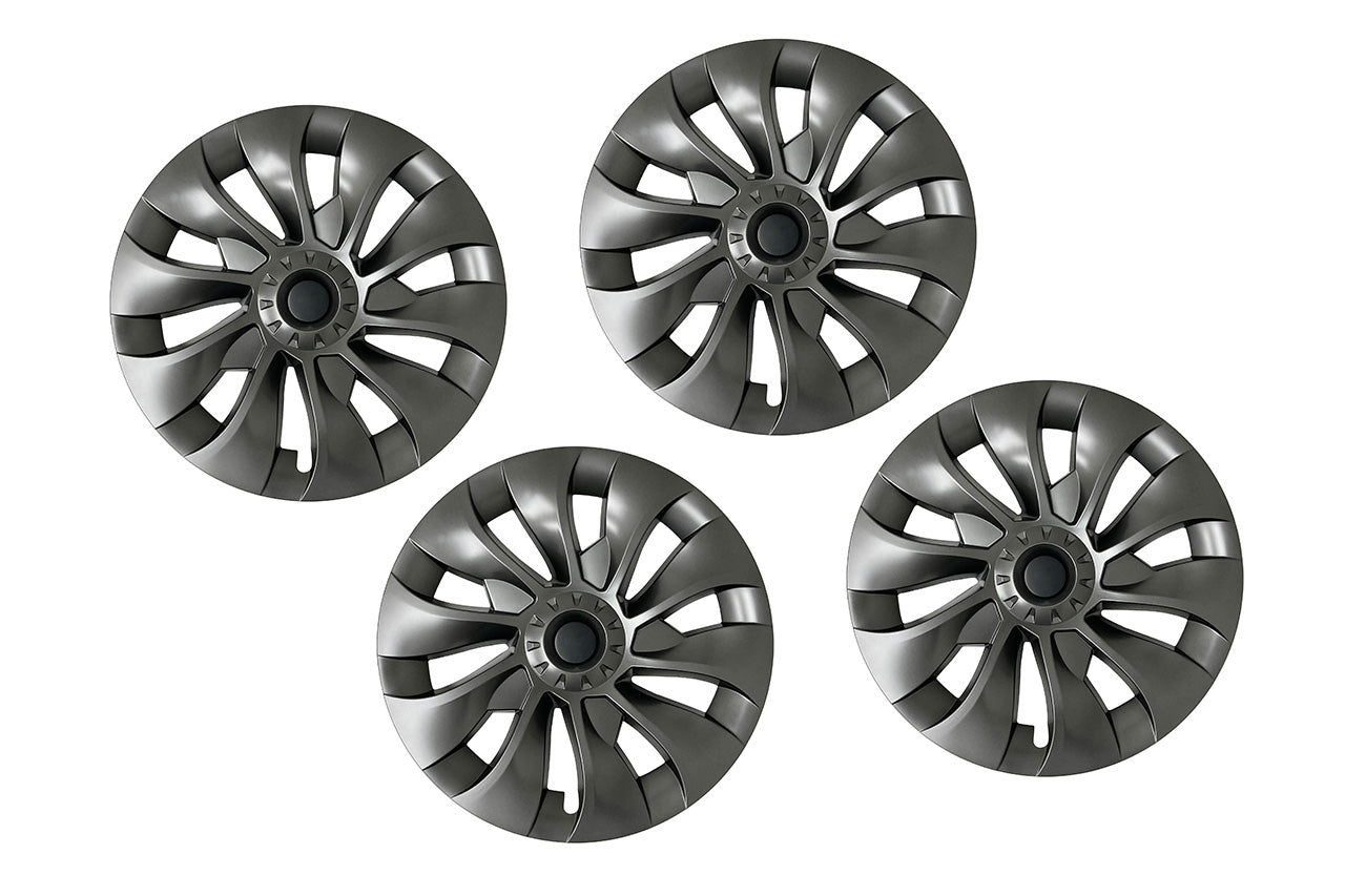 T310d Tesla Model 3 RangeMaxx Directional Uberturbine Styled Aero Wheel Cover Set for 18" Factory Tesla Wheel