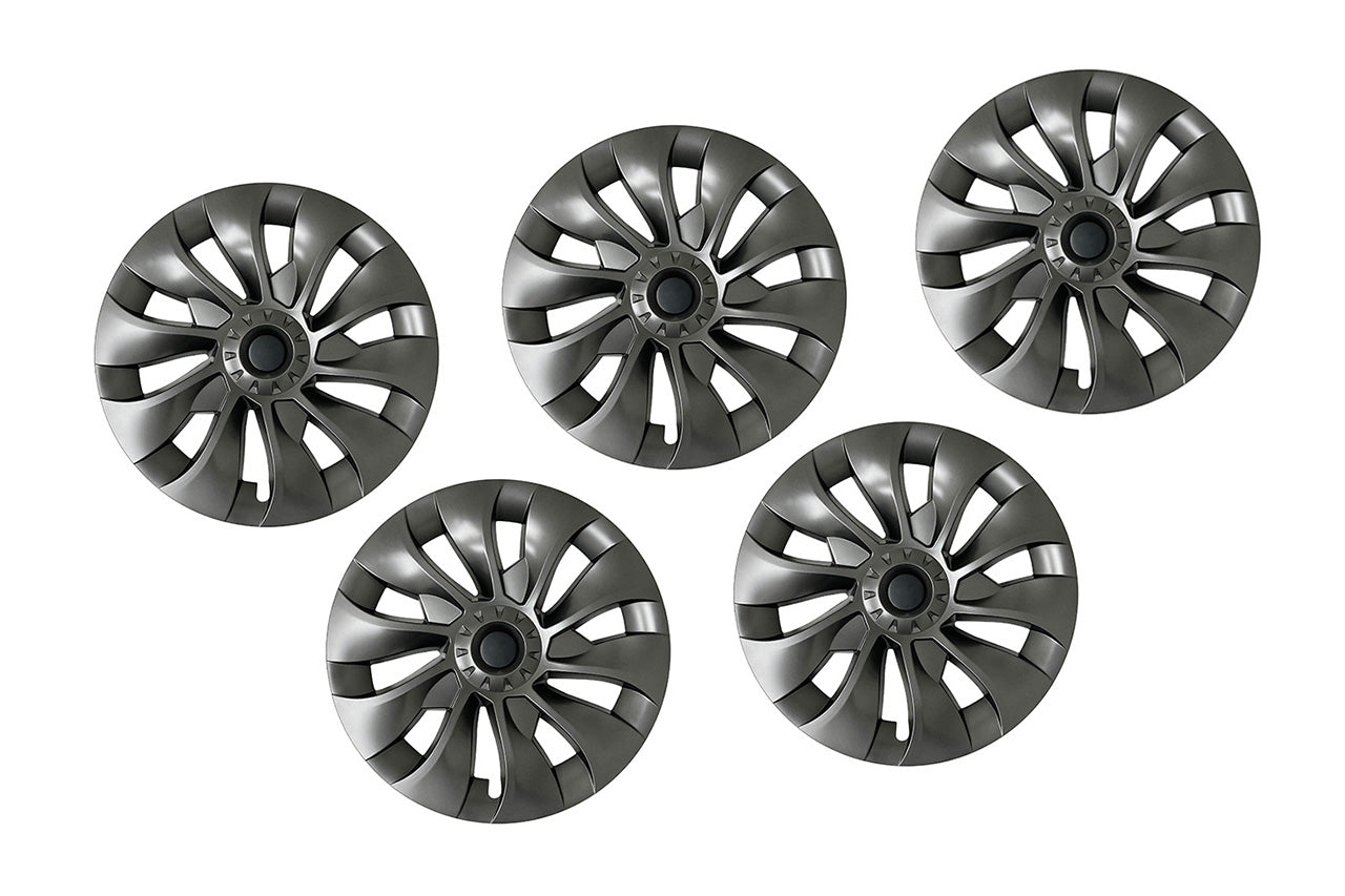 T310d Tesla Model 3 RangeMaxx Directional Uberturbine Styled Aero Wheel Cover Set for 18" Factory Tesla Wheel
