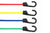 13 pc Assorted Medium & Long Bungee Cord Straps and Tote Kit - Tesla Cybertruck Bed
