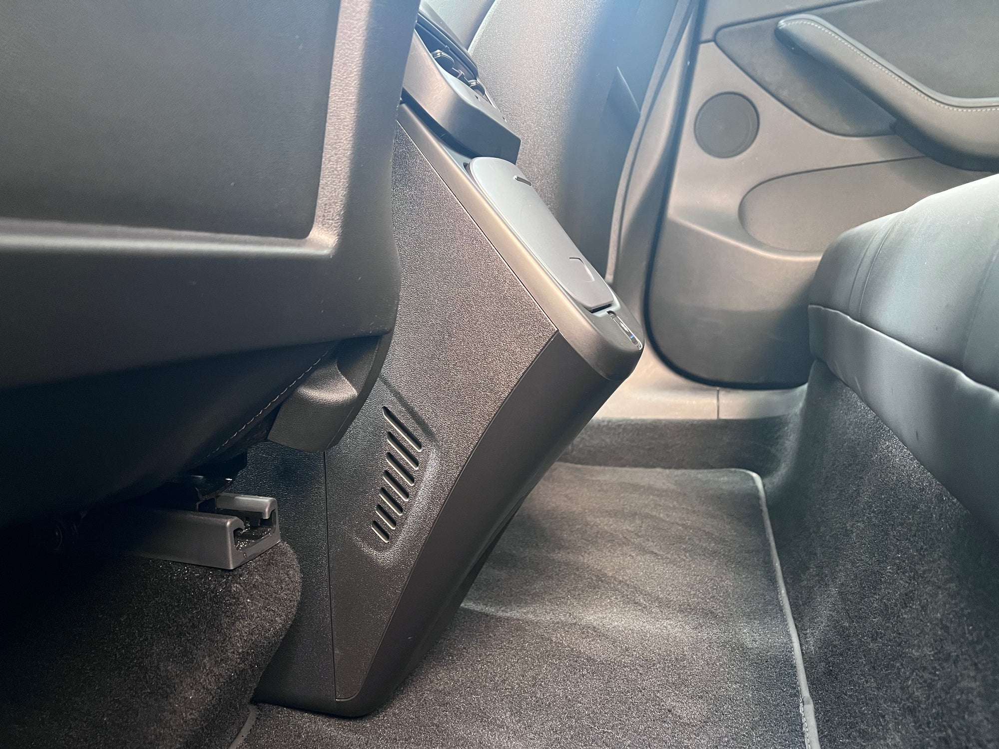 Tesla Model Y Middle Console Integrated & Powered Drink Cooler