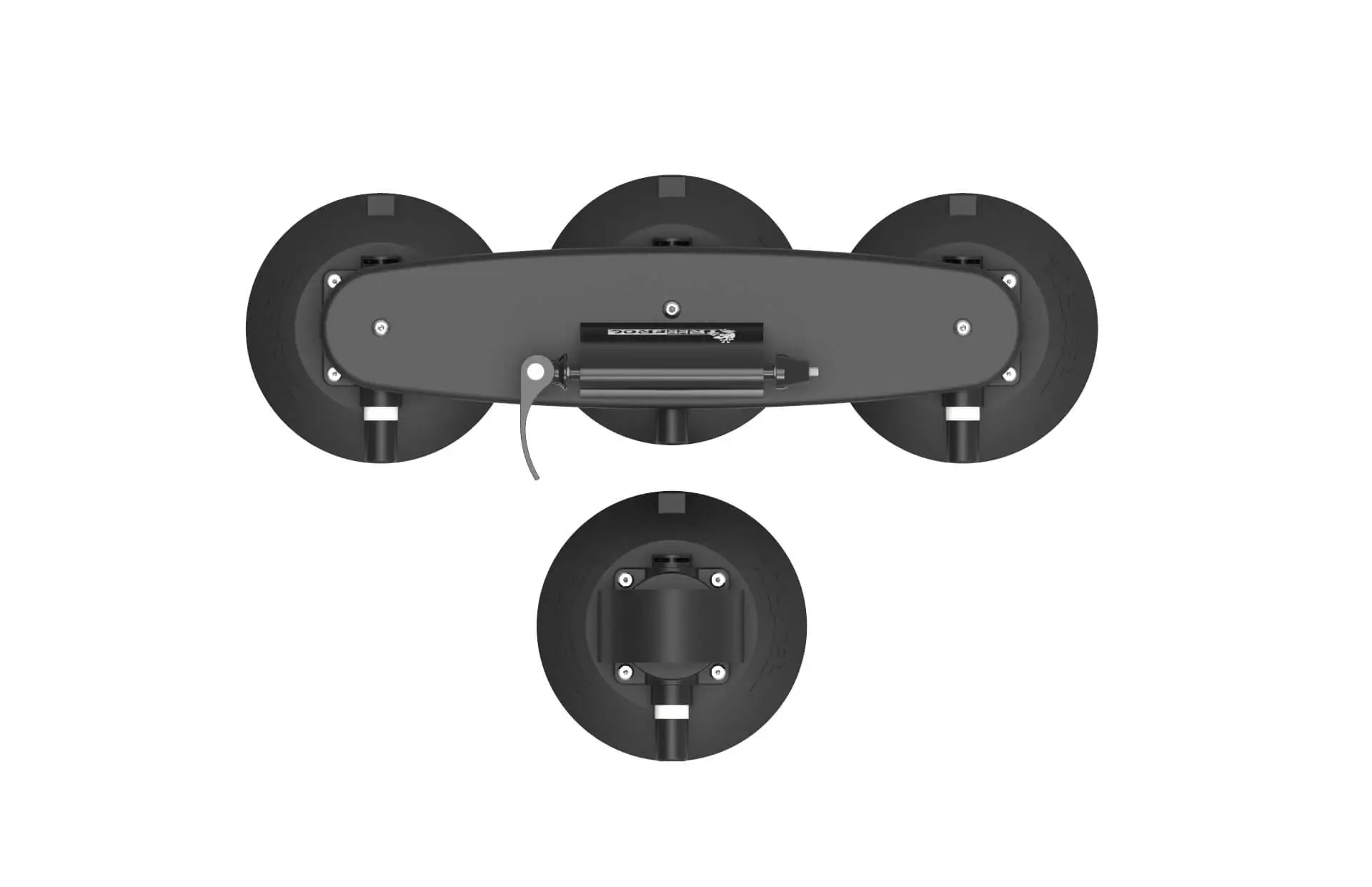 Tesla Vacuum Cup Quick Mount Roof Road & Mountain Bike Rack TreeFrog Elite 1 Single / One Bicycle Carrier