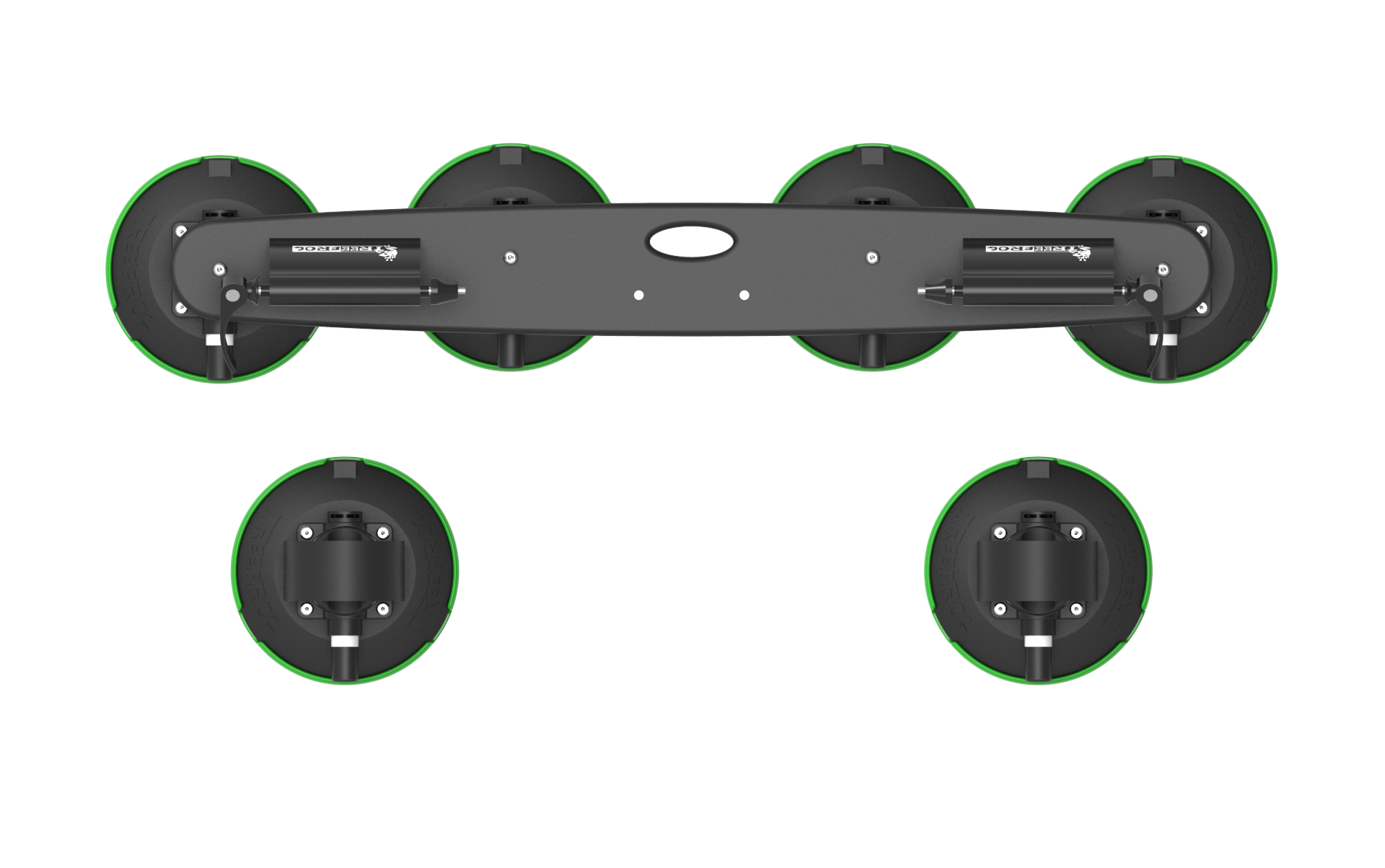 Tesla Vacuum Cup Quick Mount Roof Road & Mountain Bike Rack TreeFrog Elite 2 Double / Two Bicycle Carrier