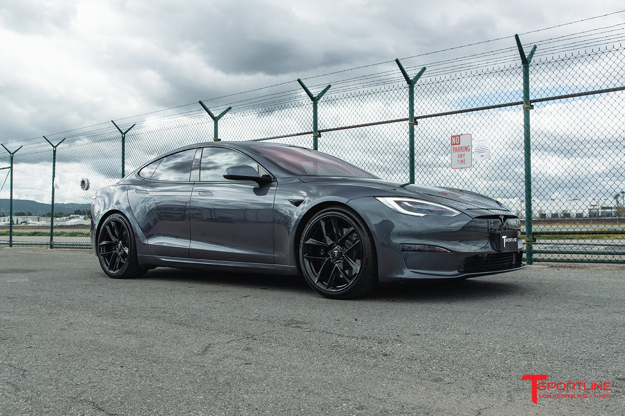TSSF 21" Tesla Model S Long Range & Plaid Wheel and Tire Package (Set of 4)