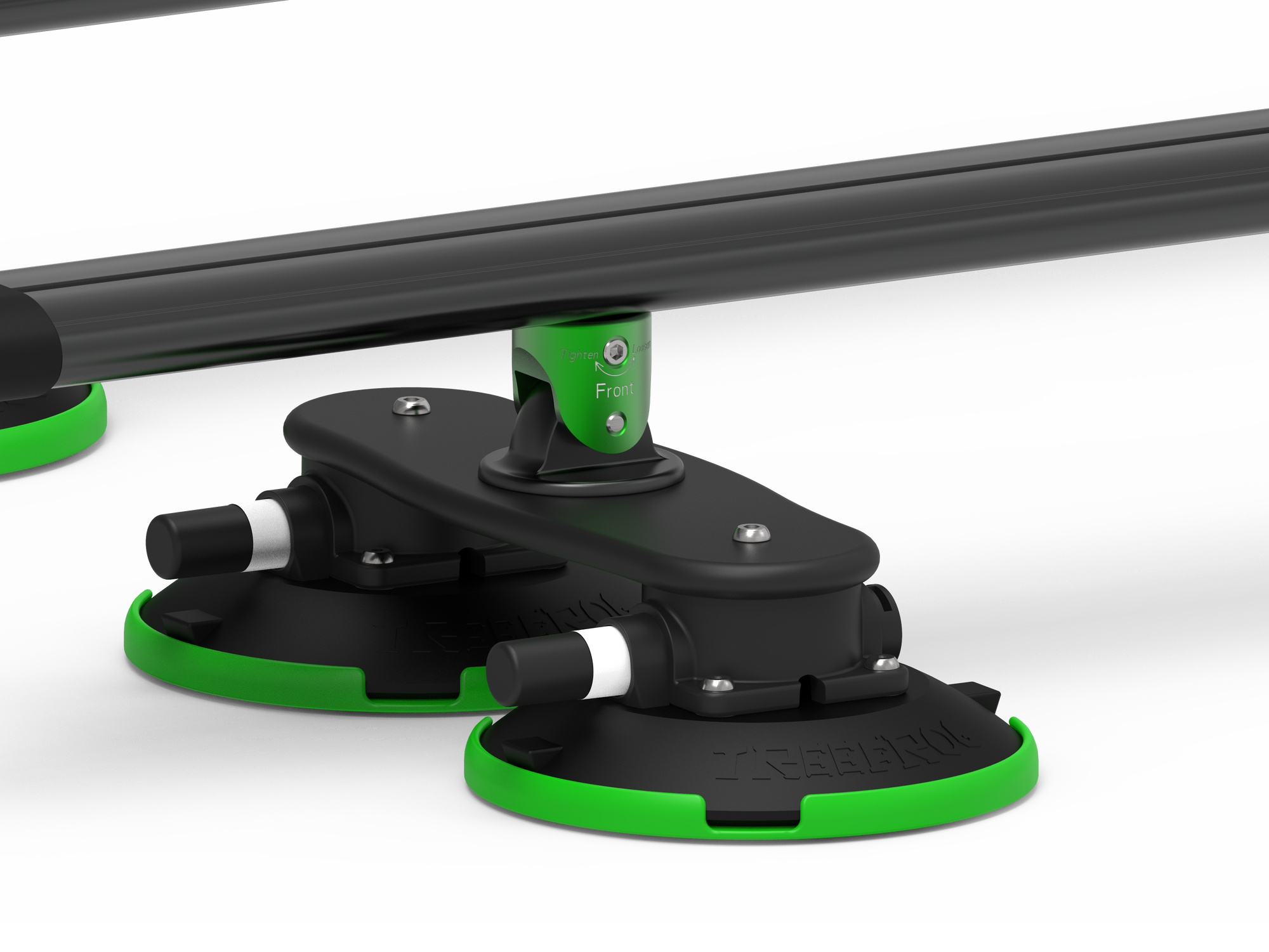 Tesla Vacuum Cup Quick Mount Black Crossbar Multi-Sport & Cargo TreeFrog Pro Roof Rack