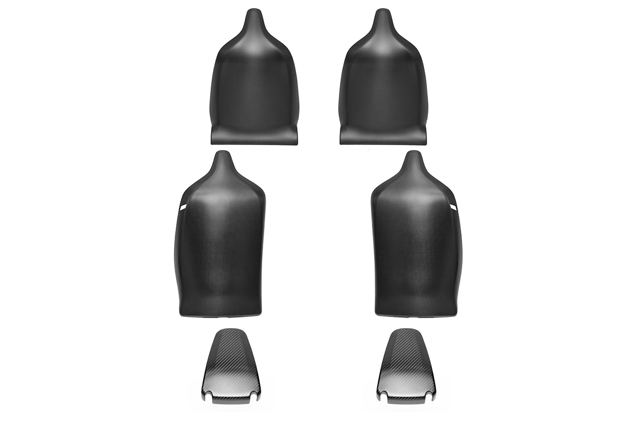 Tesla Model X Carbon Fiber Seat Back Set (2016 - 2019)