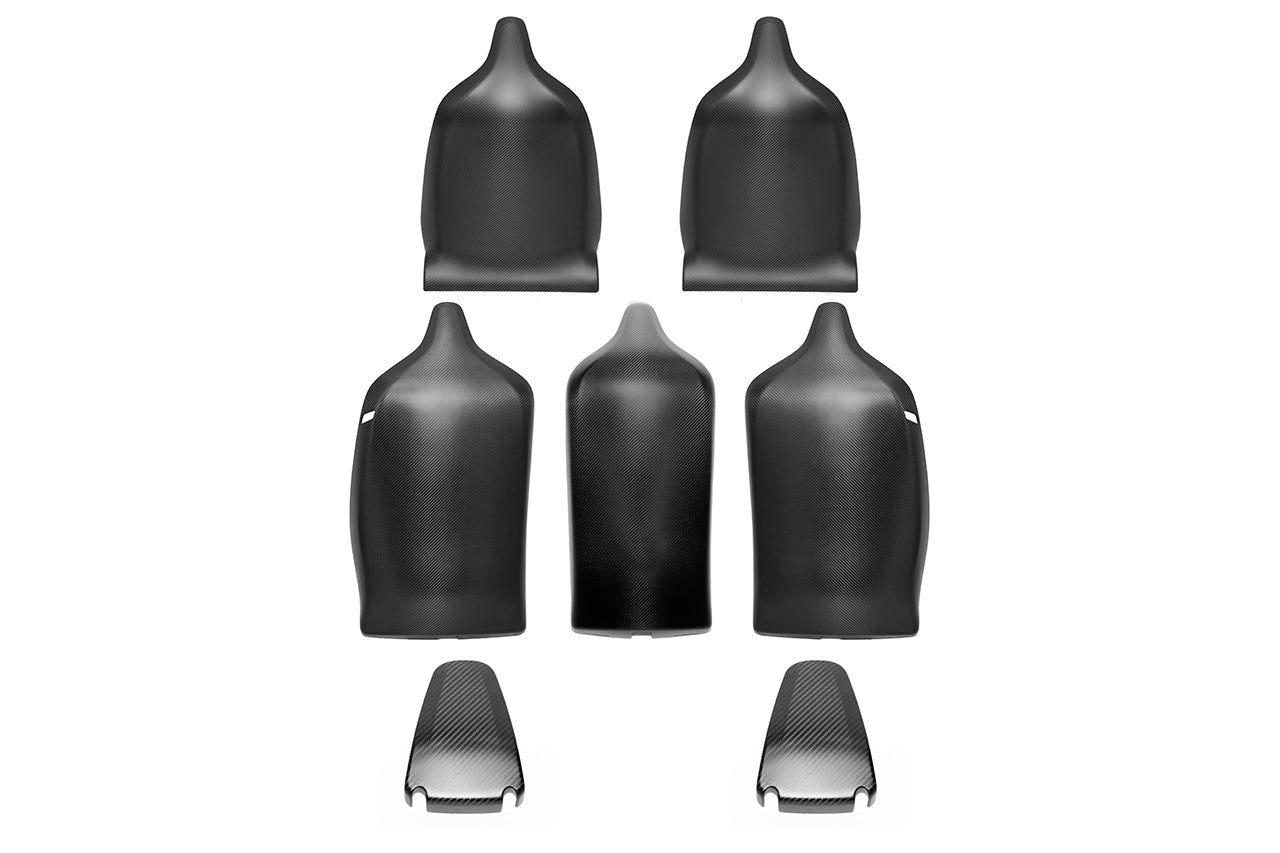 Tesla Model X Carbon Fiber Seat Back Set (2016 - 2019)