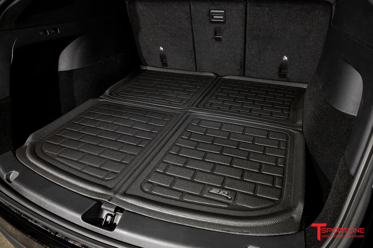 Tesla Model Y MAXpider 3D Kagu All-Weather Custom Fit Floor Liner Mats (Set of 3)