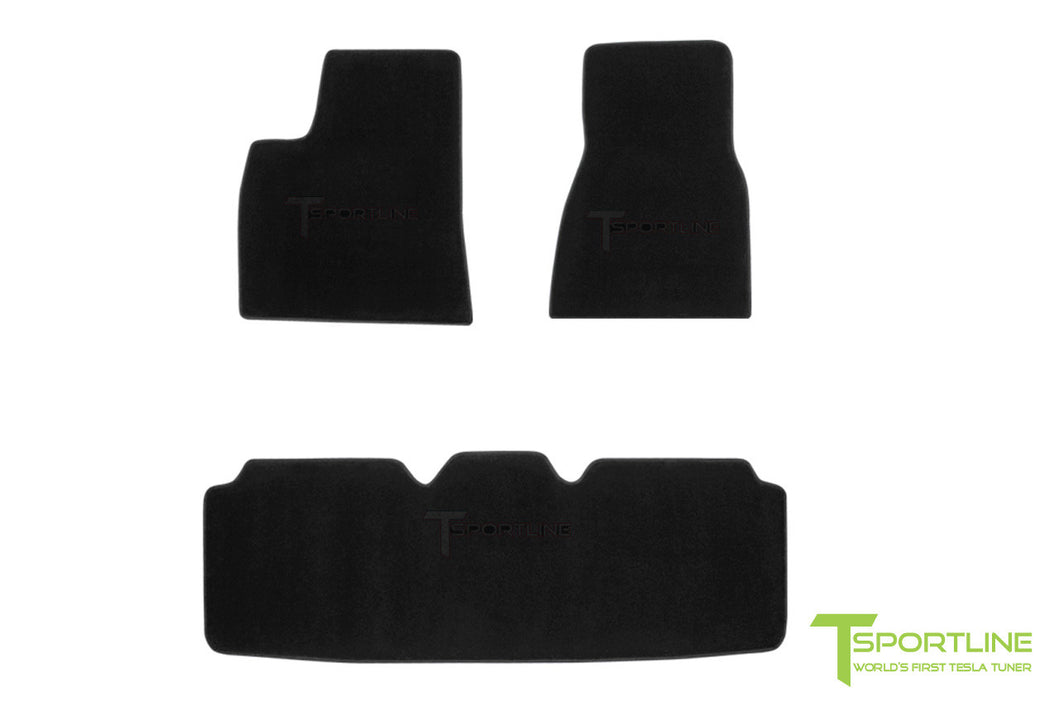 Tesla Model S Elite 52oz Floor Mat Set (2016 - 2020) - T Sportline