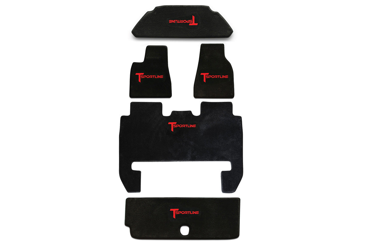 Tesla Model X Elite 52oz Floor Mat Set (2021 - Present)
