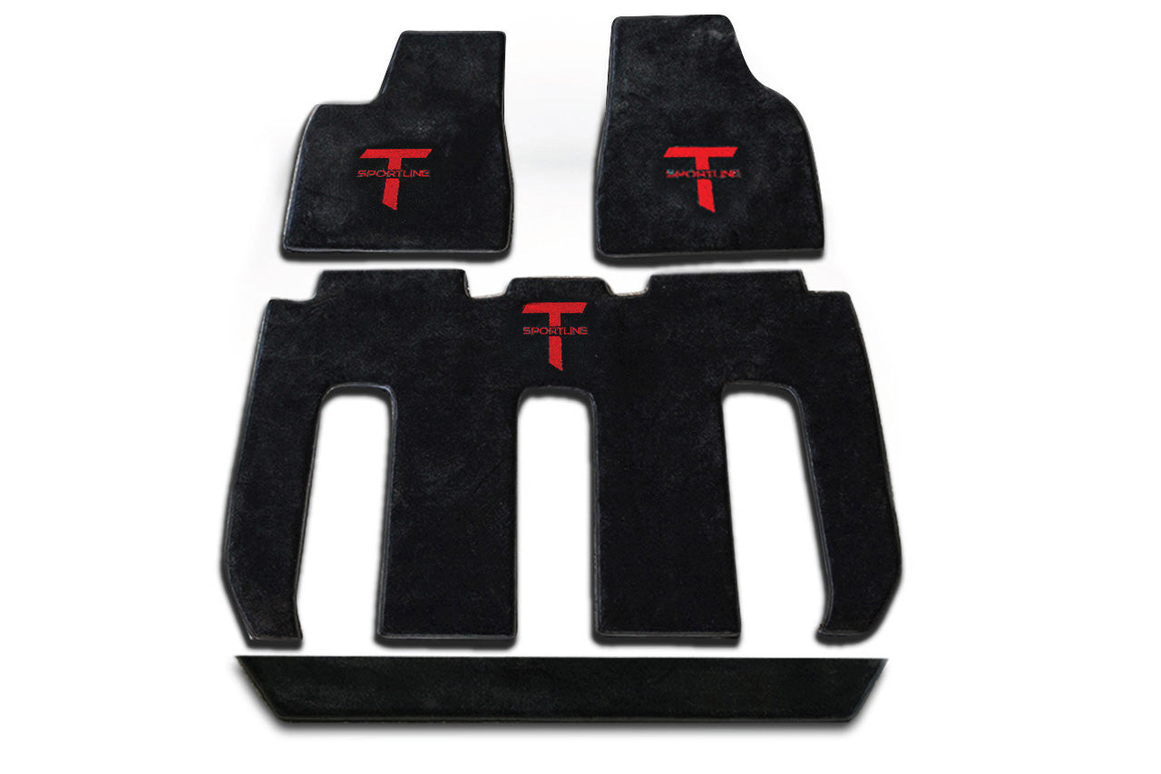Tesla Model X Elite 52oz Floor Mat Set (2016 - 2020) - Right Hand Drive (International)