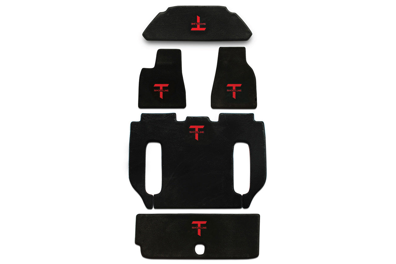Tesla Model X Elite 52oz Floor Mat Set (2021 - Present)