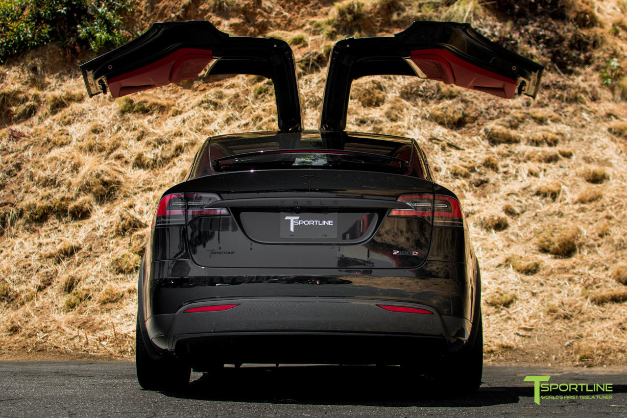 Tesla Model X Carbon Fiber Rear Diffuser