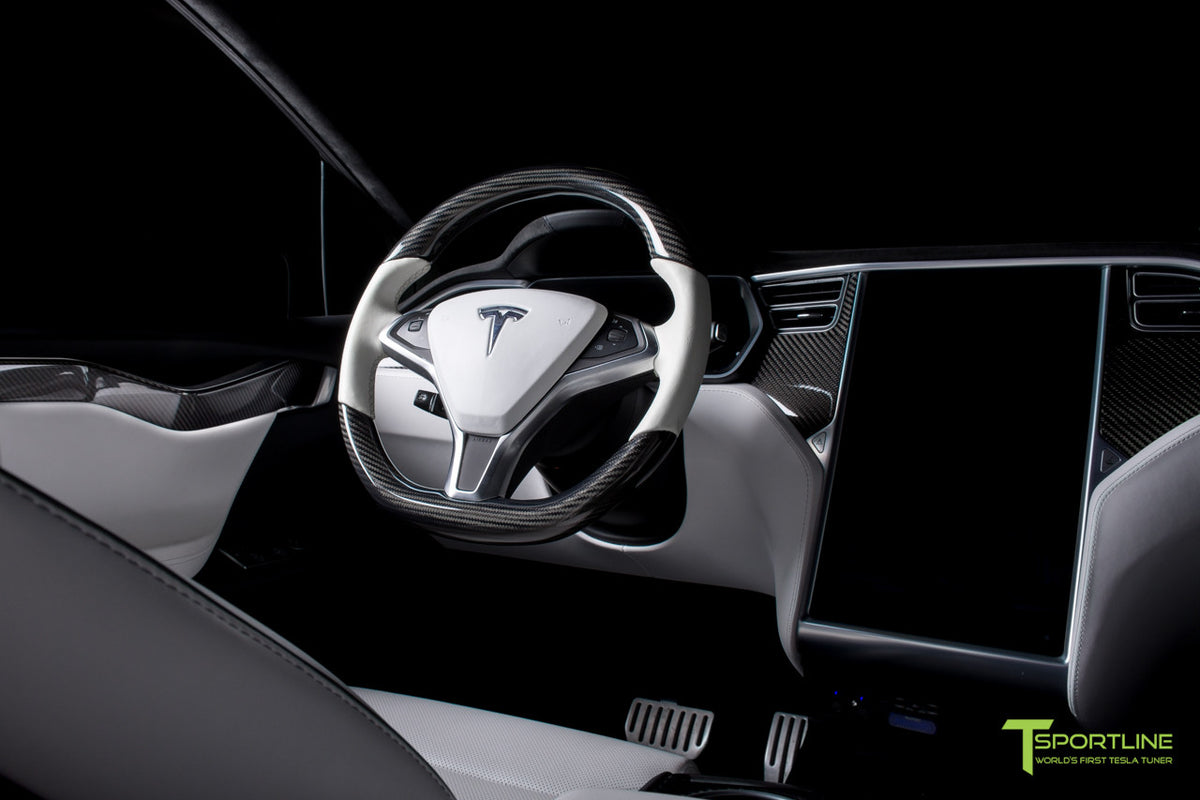Tesla Model X Carbon Fiber Dash Panel Kit