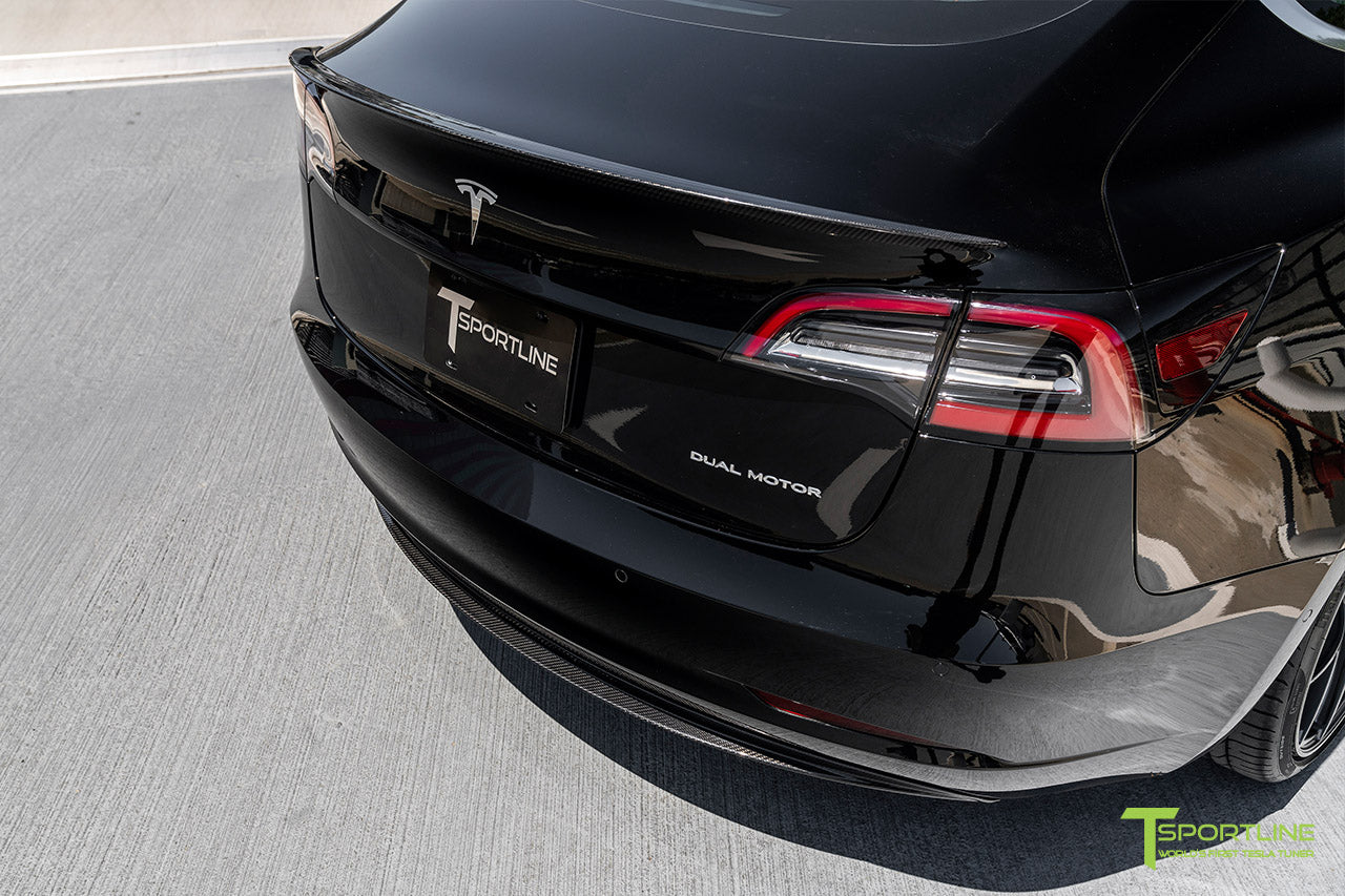 Tesla Model 3 Carbon Fiber Rear Diffuser