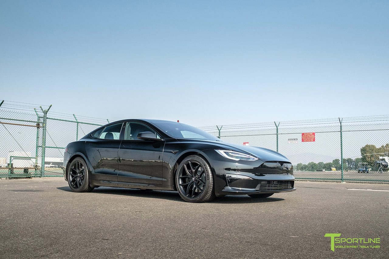 TS5 20" Tesla Model S Long Range & Plaid Wheel and Tire Package (Set of 4)