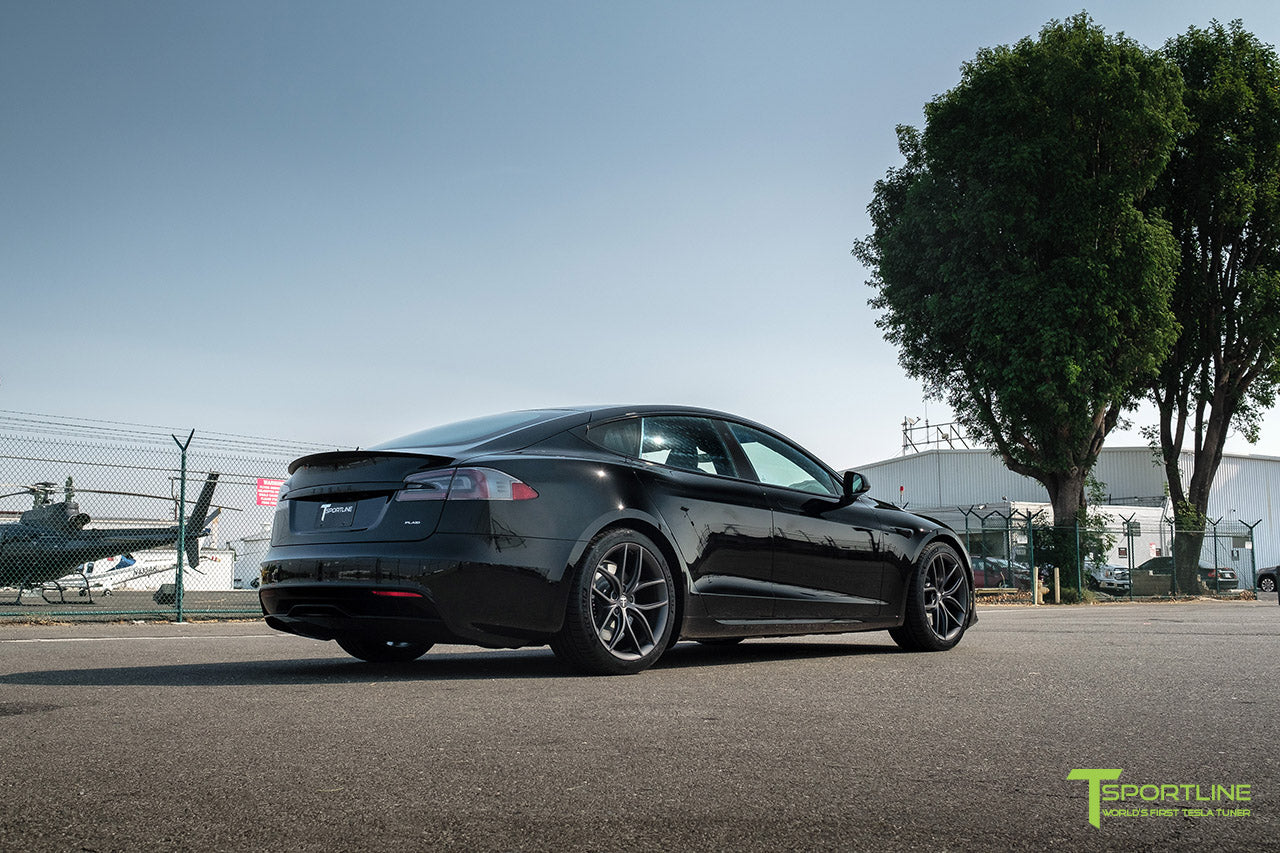 TS5 20" Tesla Model S Long Range & Plaid Wheel and Tire Package (Set of 4)