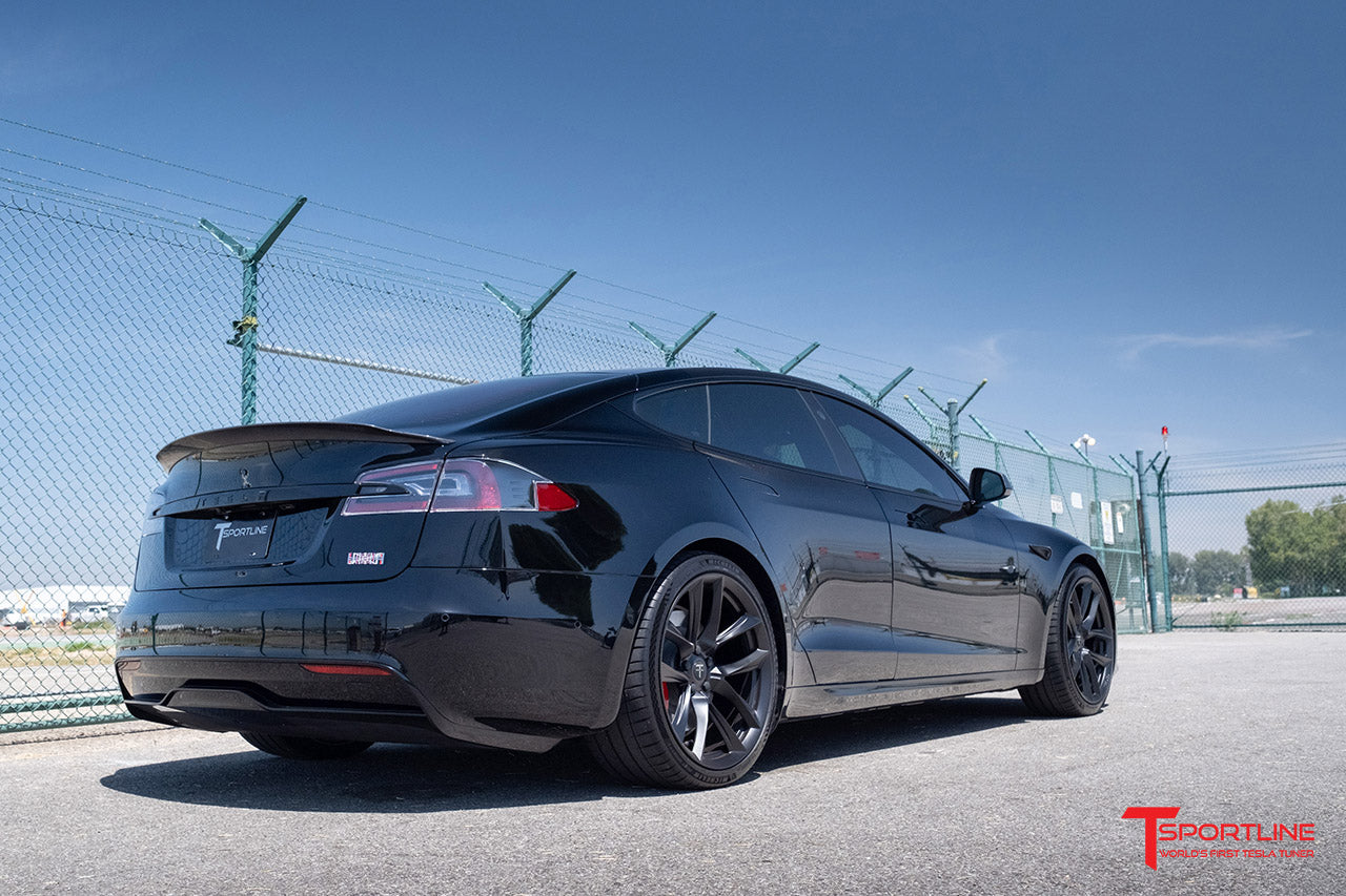 Tesla Model S Carbon Fiber Sport Trunk Decklid Spoiler