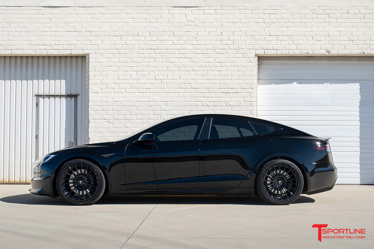 TS118 21" Tesla Model S Long Range & Plaid Wheel and Tire Package (Set of 4)