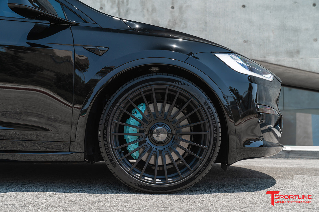 MX2022 22" Tesla Model X Long Range & Plaid Limited Edition Wheel and Tire Package (Set of 4)