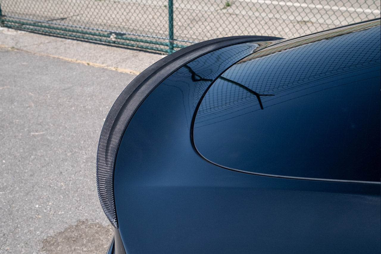 Tesla Model Y Carbon Fiber Executive Trunk Spoiler - T Sportline, spoiler  tesla model y 