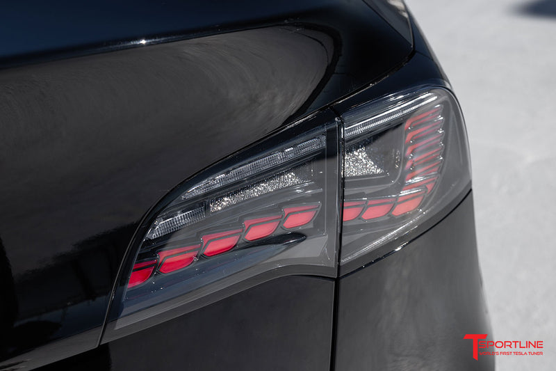 Tesla Rear Lights Tesla Model 3 / Y Morimoto Sequential LED Brake Tail Lights - T ...