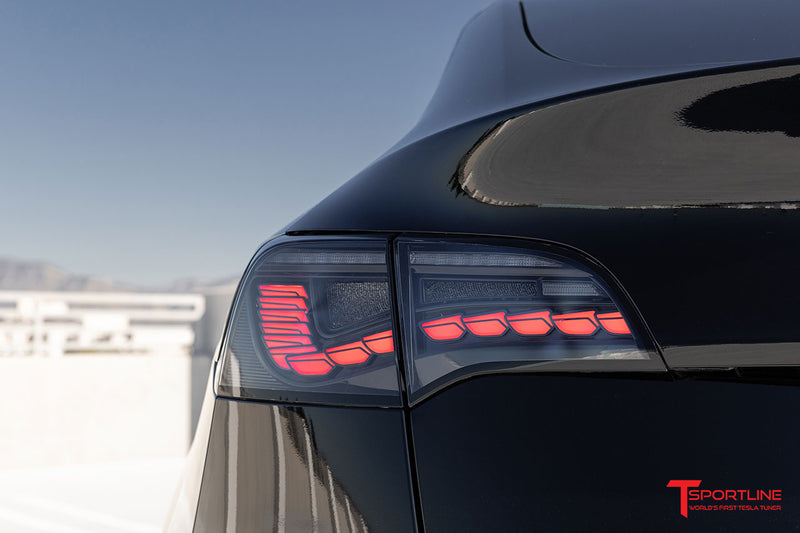 Tesla Rear Lights Tesla Model 3 / Y Morimoto Sequential LED Brake Tail Lights - T ...