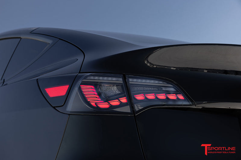 Tesla Rear Lights Tesla Model 3 / Y Morimoto Sequential LED Brake Tail Lights - T ...