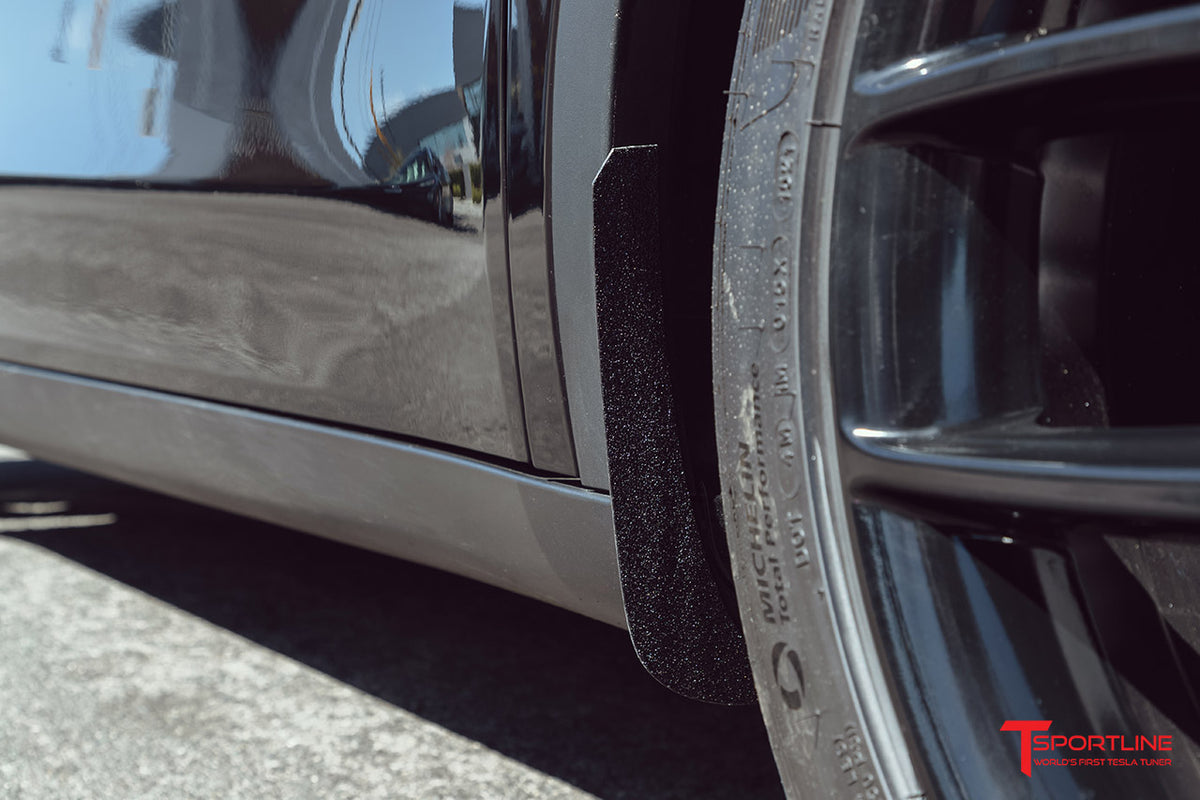 Tesla Model Y Carbon Fiber Mud Flaps (Set of 4)