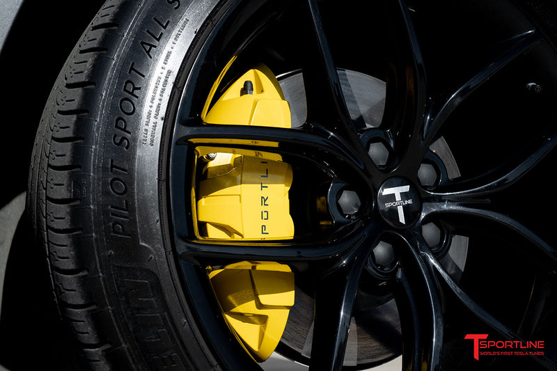 Tesla Model Y Brake Caliper Cover Set Performance Look Precision F