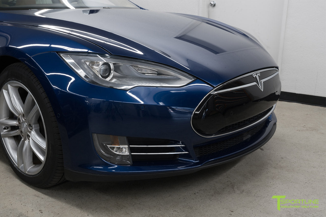 Spec-D Front Bumper Lip Tesla Model S (2012-2016) Black Matte or Gloss –  Redline360