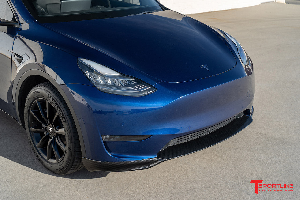 Tesla Model Y Carbon Fiber Front Apron