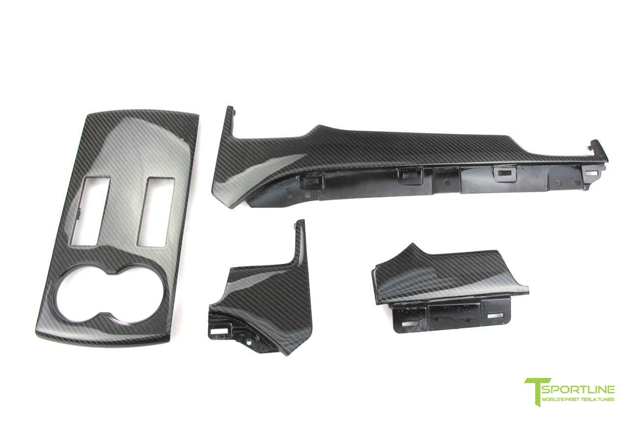 Tesla Model S Carbon Fiber Dash Panel Kit