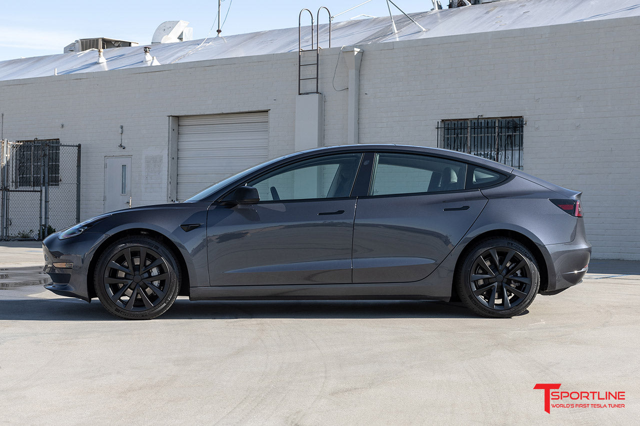 T315 Tesla Model 3 Arachnid Styled Aero Wheel Cover Set for 18" Factory Tesla Wheel