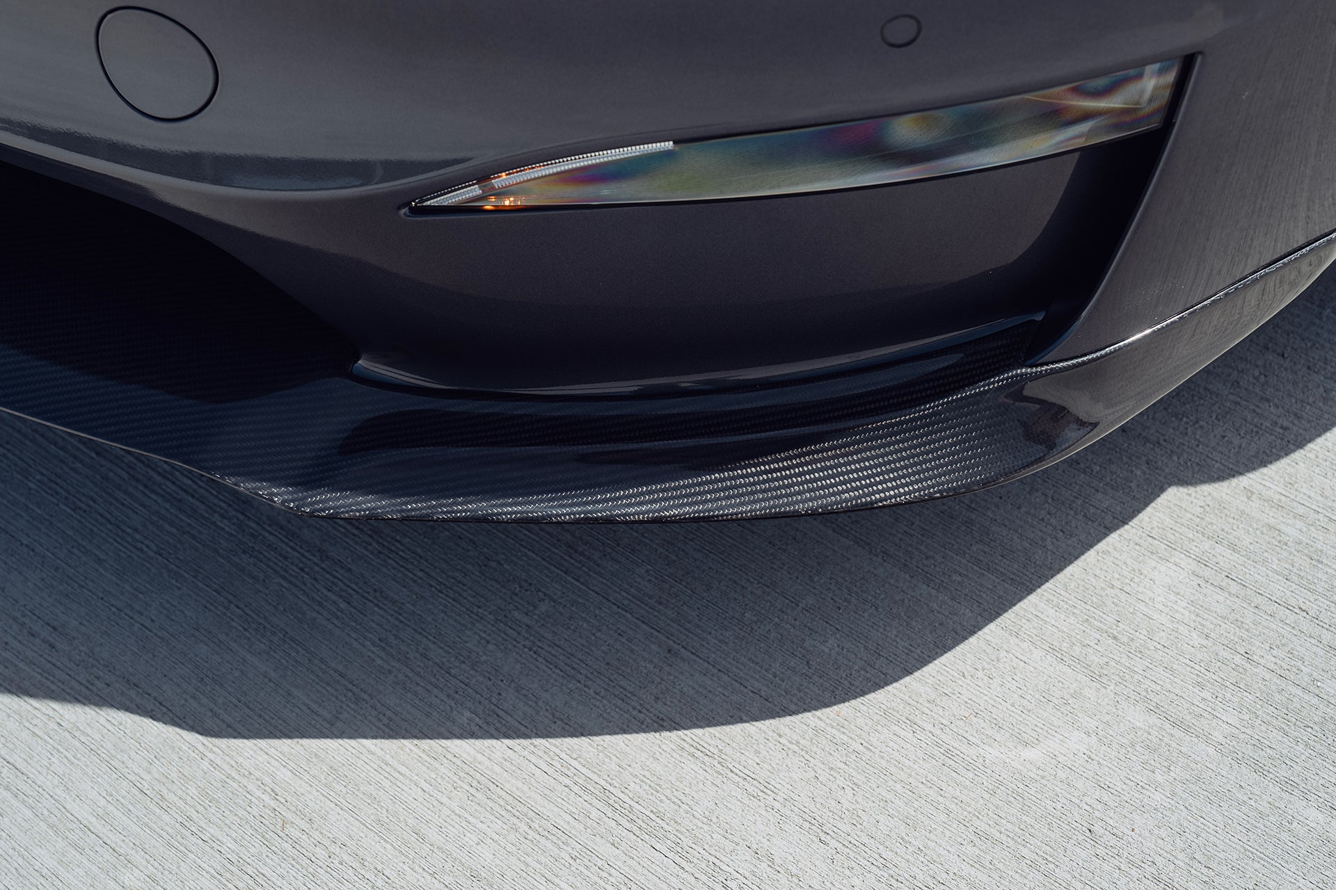 Tesla Model S Long Range & Plaid Carbon Fiber Front Apron (2021 - Present)