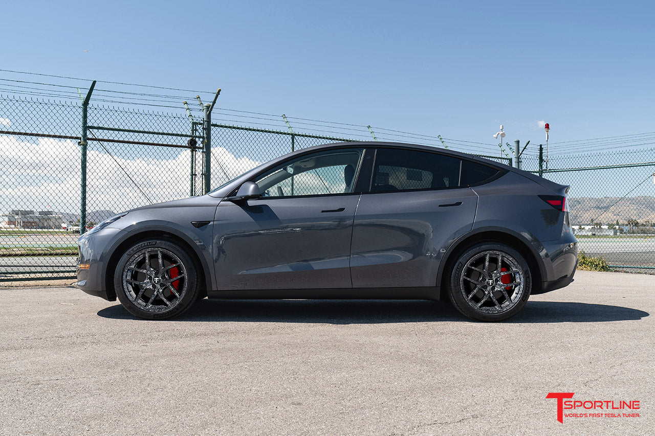 TSC 20" Tesla Model Y Forged Carbon Fiber Wheel and Tire Package (Set of 4)