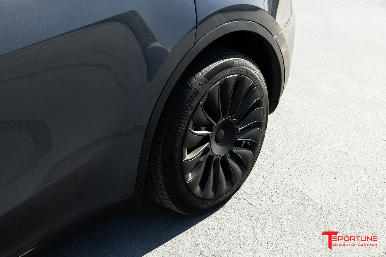 TSY14 Tesla Model Y Uberturbine Styled Aero Wheel Cover for 19" Factory Tesla Wheel