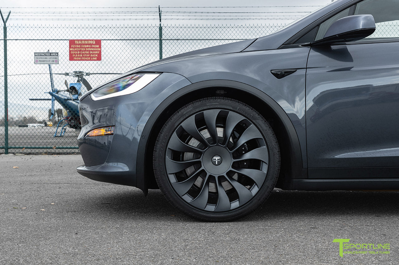 Tesla Model X TSV 22" Wheel and Advanta HPZ-02 High Performance All Season Tire Package (Set of 4) Open Box Special!