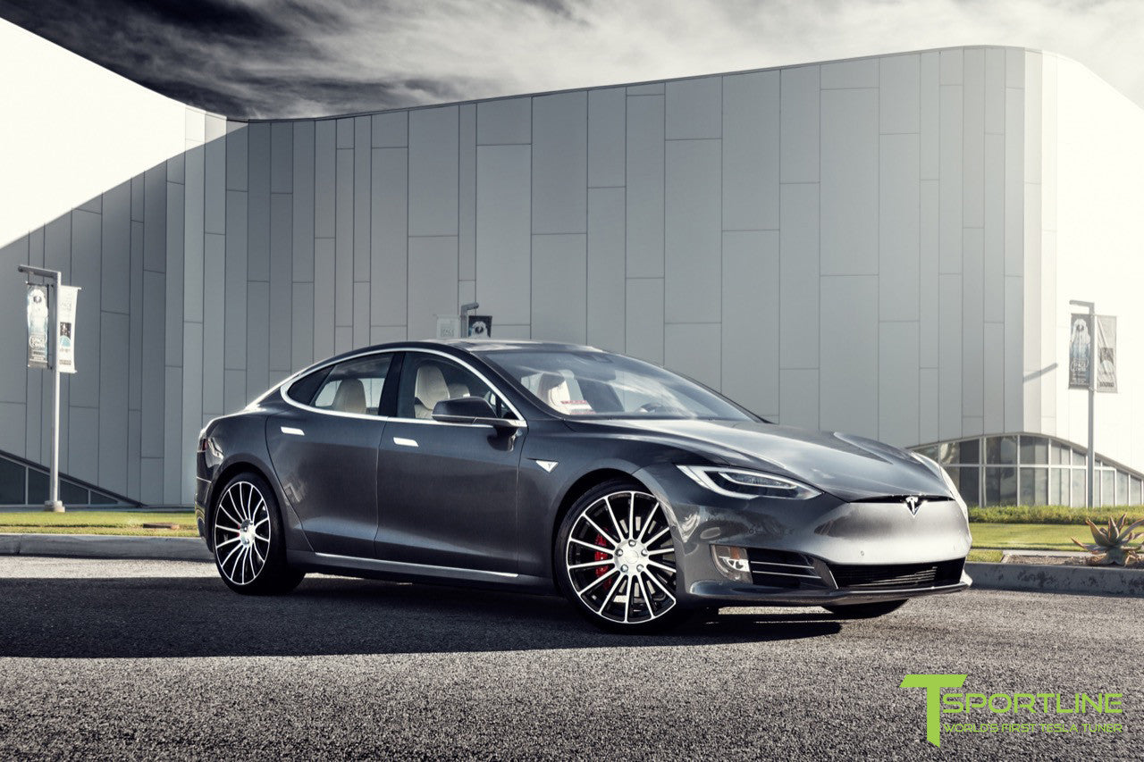 Custom Tesla Model S with TS114 21" Forged Wheels