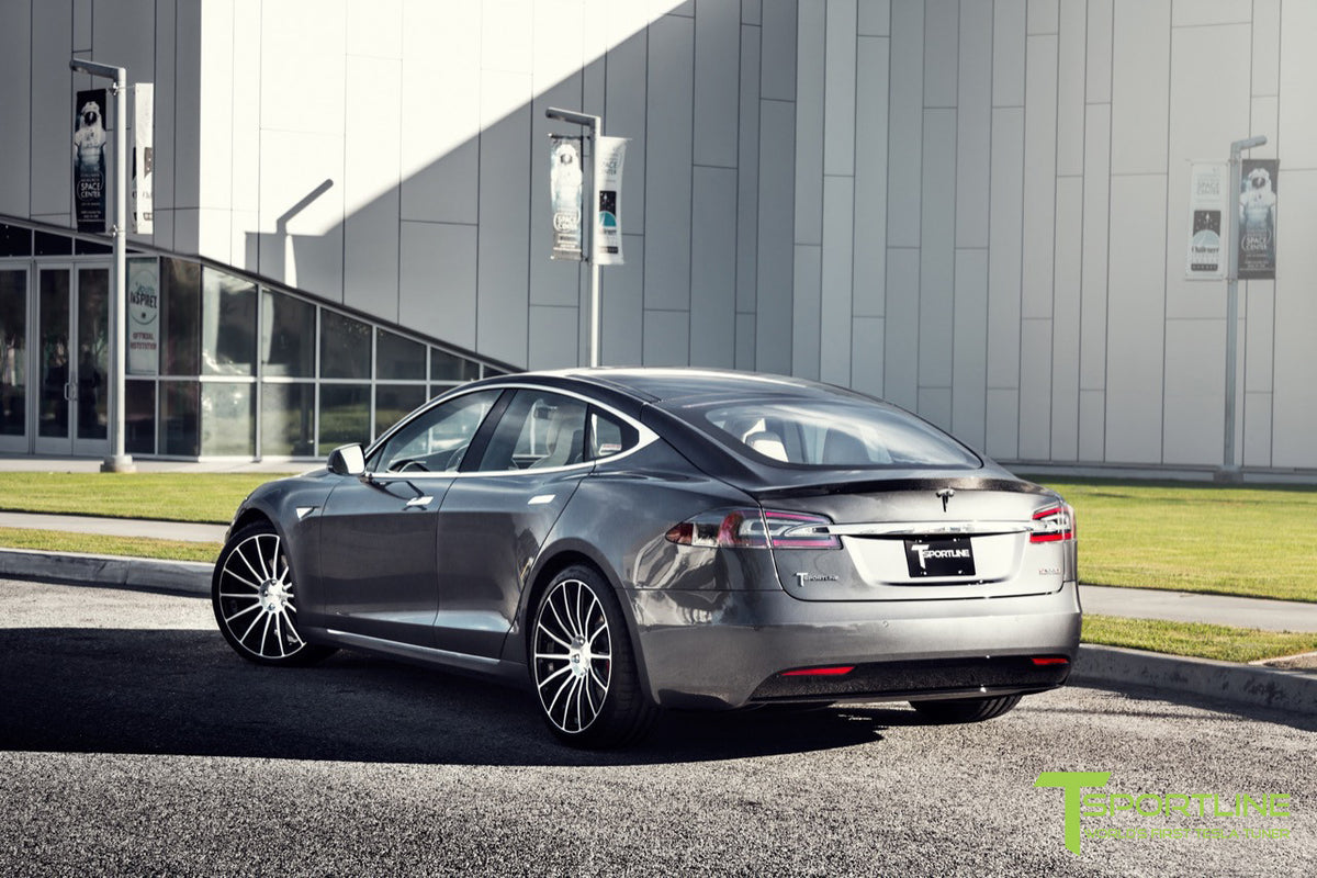Custom Tesla Model S with TS114 21&quot; Forged Wheels