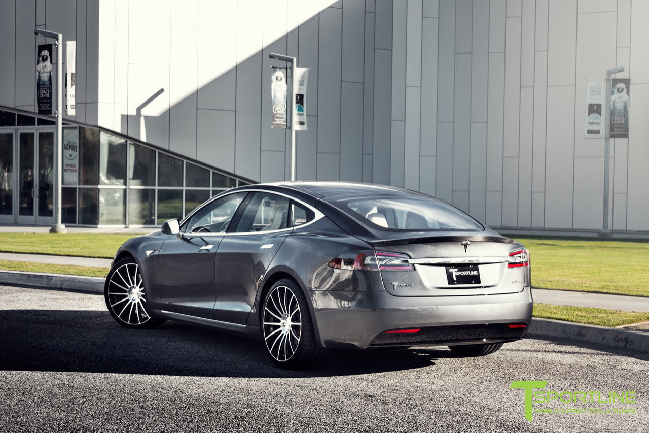 Custom Tesla Model S with TS114 21" Forged Wheels