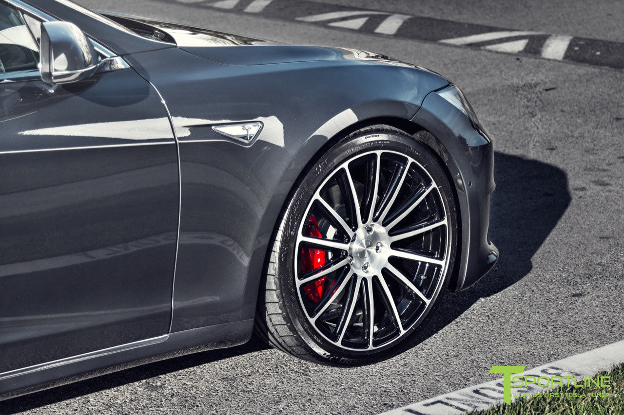 Custom Tesla Model S with TS114 21" Forged Wheels