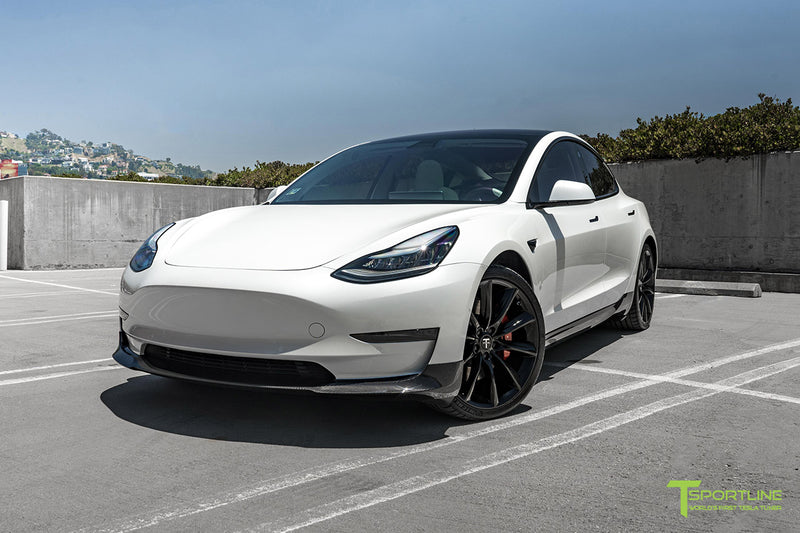 Tesla Model 3 Carbon Fiber Sport Package - T Sportline - Tesla Model S ...