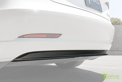 Tesla Model 3 Carbon Fiber Rear Diffuser - T Sportline - Tesla Model S ...