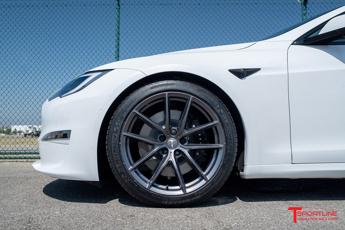 TSF 20&quot; Tesla Model S Long Range &amp; Plaid Wheel and Tire Package (Set of 4)