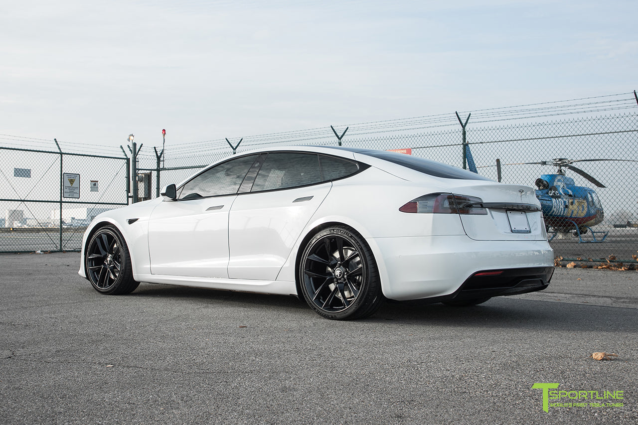 TSSF 21" Tesla Model S Long Range & Plaid Wheel and Tire Package (Set of 4)