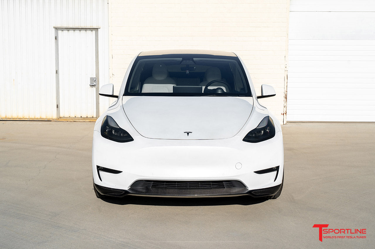 Tesla Model Y Carbon Fiber Front Apron