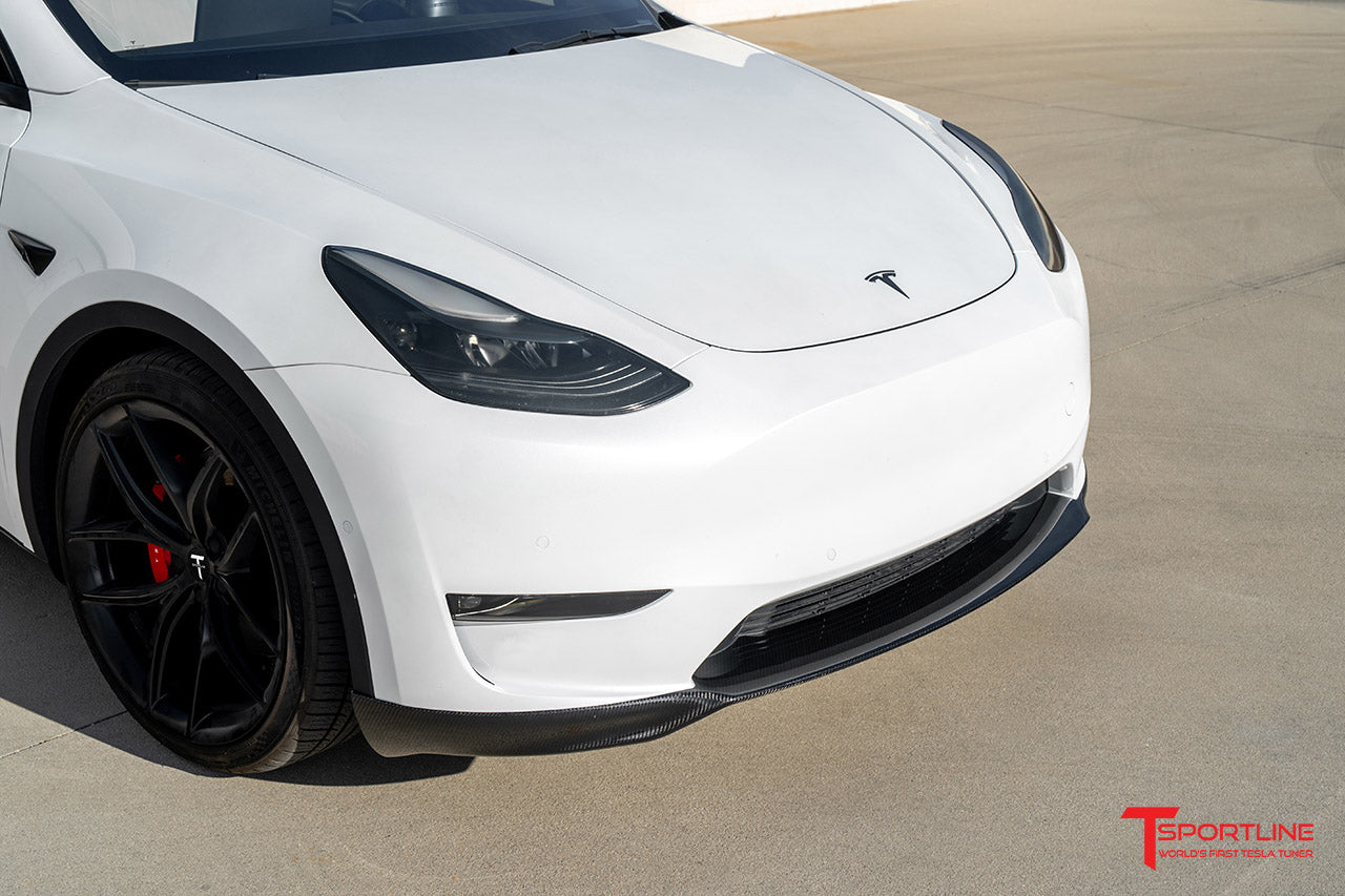 Tesla Model Y Carbon Fiber Front Apron