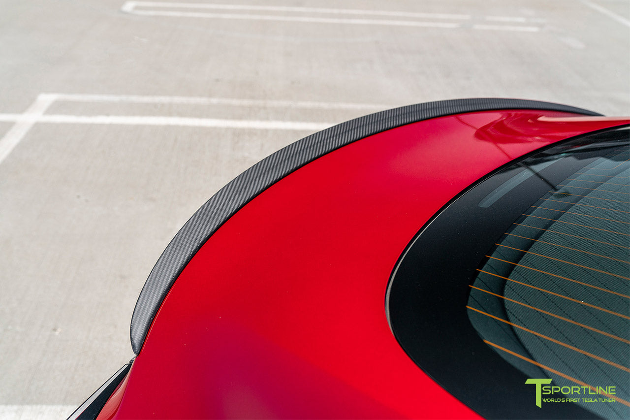 Tesla Model 3 Carbon Fiber Executive Trunk Spoiler