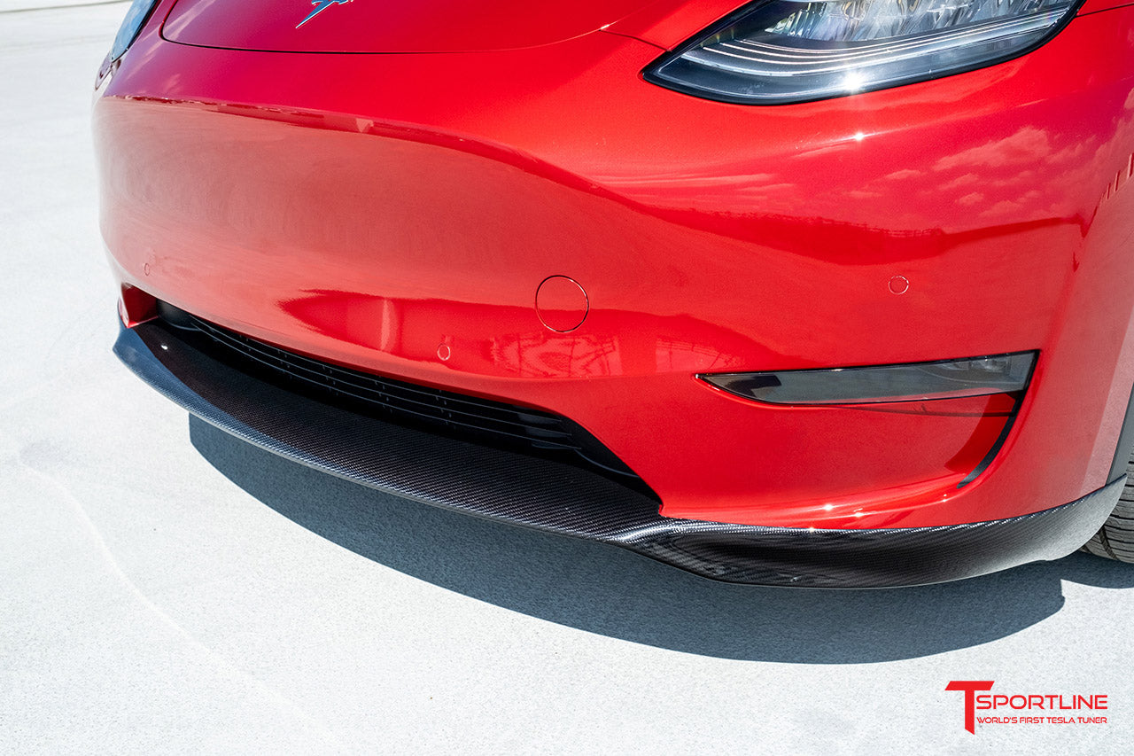 Tesla Model Y Carbon Fiber Front Apron