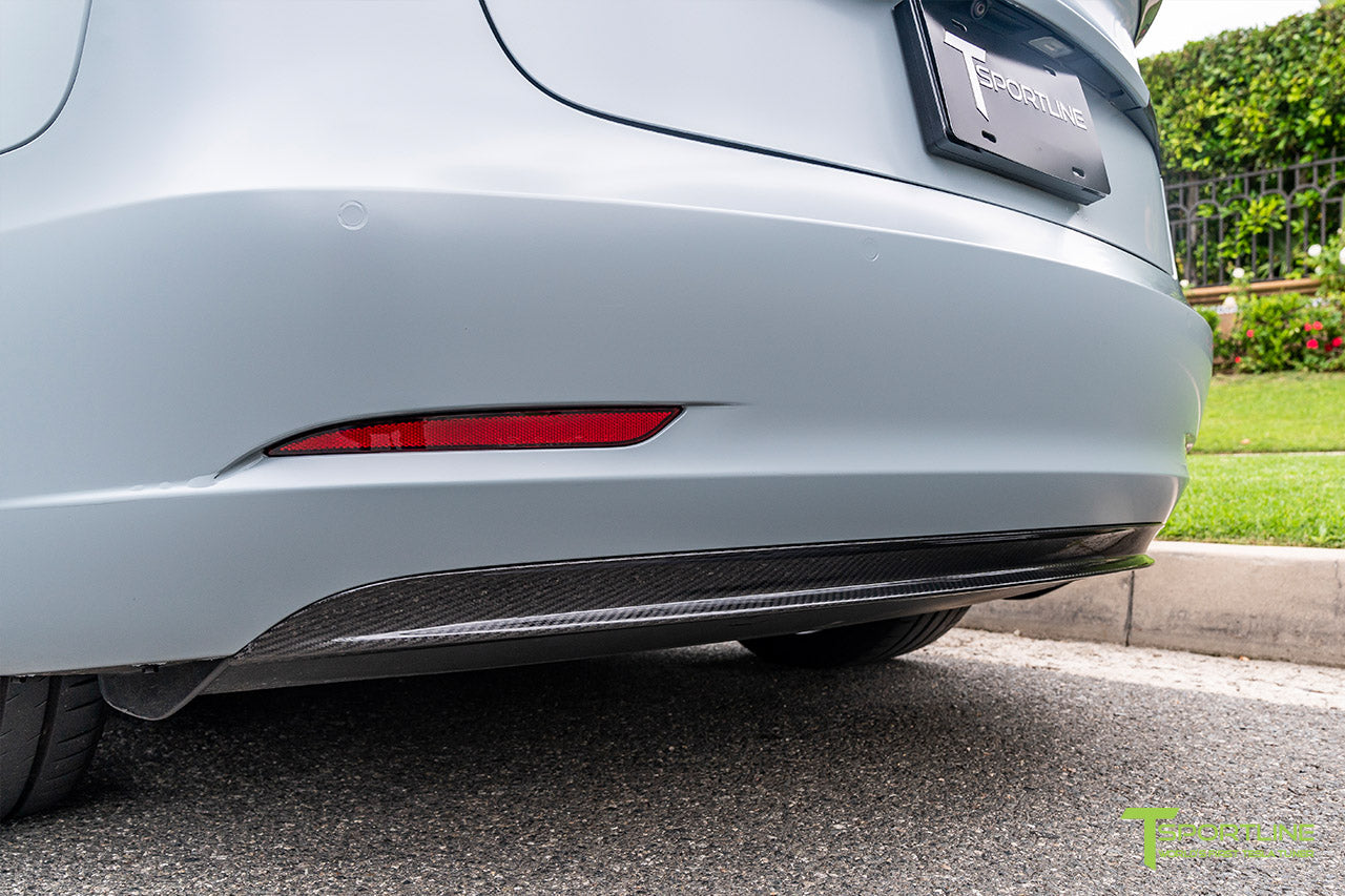 Tesla Model 3 Carbon Fiber Rear Diffuser